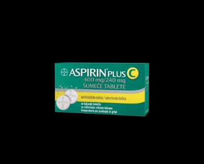 Slika Aspirin plus C 400mg/240mg, šumeče tablete 10x