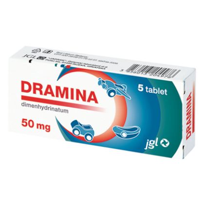 Slika Dramina 50 mg,tablete 5x