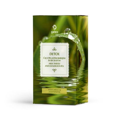 Slika Galex detox čaj s pegastim badljem in regratom 80 g
