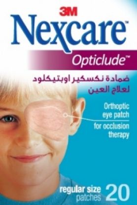 Slika Opticlude Nexcare, obliži za oči za odrasle 20x