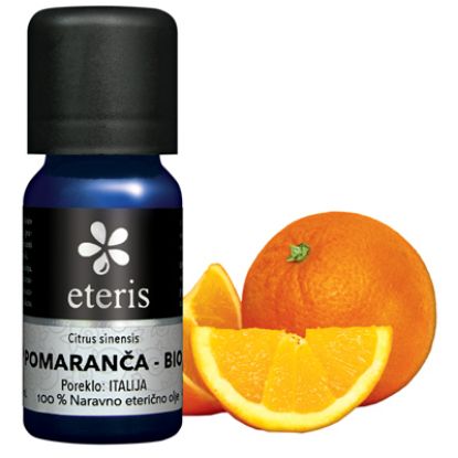 Slika Eteris, bio eterično olje pomaranče 10 ml
