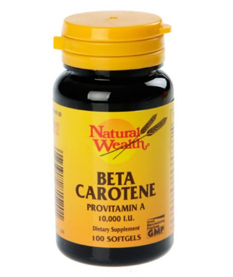 Slika Natural Wealth Beta karoten, kapsule 100x