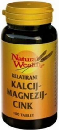 Slika Natural Wealth Kalcij Magnezij Cink, tablete 100x