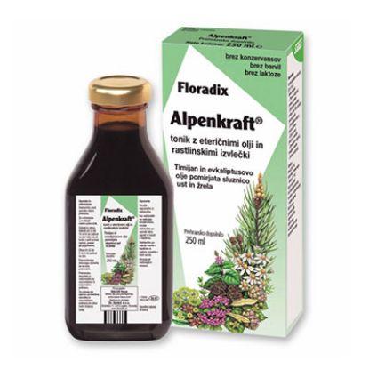 Slika Floradix Alpenkraft, medeni tonik 250 ml