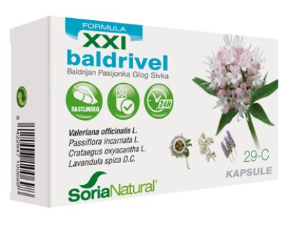 Slika Soria Natural Baldrivel XXI, kapsule s podaljšanim sproščanjem 30x