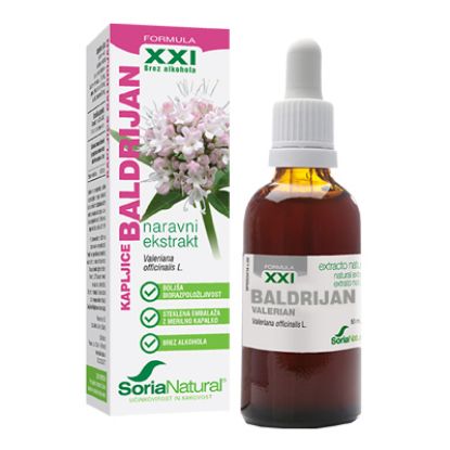 Slika Soria Natural baldrijan XXI, kapljice brez alkohola 50 ml