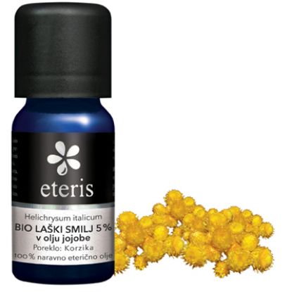 Slika Eteris, bio eterično olje laški smilj 5% 10 ml