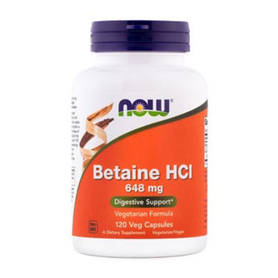 Slika Now Betain HCI, kapsule 120x