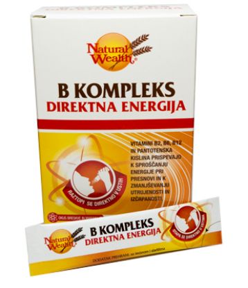 Slika Natural Wealth B Kompleks Direkt, vrečka 20x
