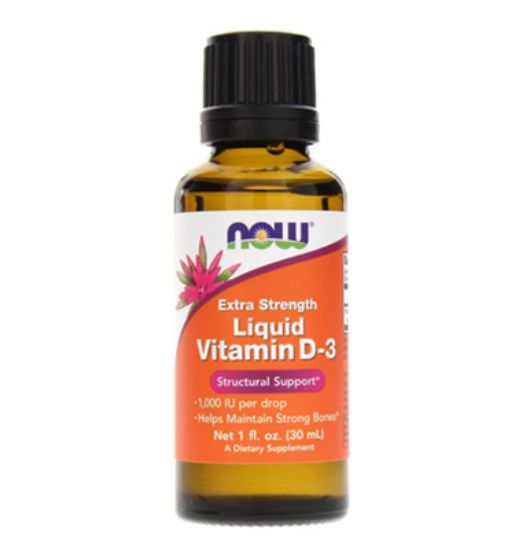 Slika Now vitamin D-3 1.000 IU, tekočina 30 ml