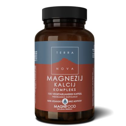 Slika Terranova magnezij 100 mg kompleks vegetarijanske kapsule 100x