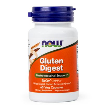 Slika NOW Gluten Digest, kapsule 60x