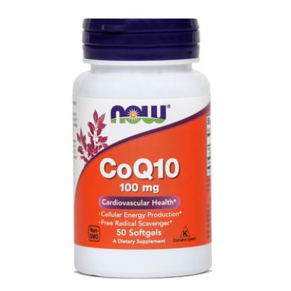 Slika NOW Koencim Q10 100 mg, mehke kapsule 50x