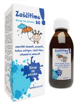 Slika Soria Natural Zaščitimo se!, sirup za otroke 150 ml