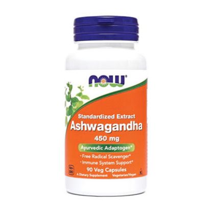 Slika NOW Ashwagandha (Ašvaganda) 450 mg, kapsule 90x