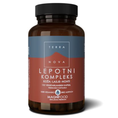 Slika Terranova lepotni kompleks koža, lasje, nohti vegetarijanske kapsule 100x