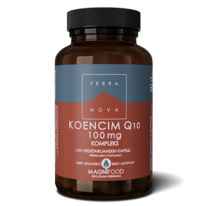 Slika Terranova koencim q10 100 mg kompleks vegetarijanske kapsule 100x