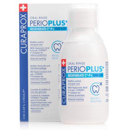 Slika Curaprox Perio Plus+ Regenerate, ustna voda s klorheksidinom 0,09 % 200 ml
