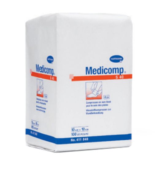 Slika Medicomp komprese 5x5 cm, nesterilne, netkane 100x