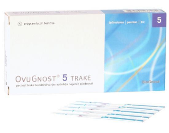 Slika Ovugnost test za ugotavljanje ovulacije, trak 5x