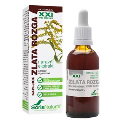 Slika Soria natural zlata rozga xxi kapljice brez alkohola 50 ml