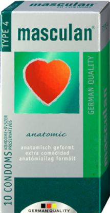Slika Preservativ Masculan 4 anatomic/anatomsko oblikovan, kondom 10x