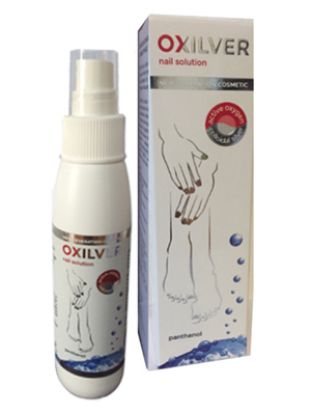 Slika Oxilver nail solution pršilo proti glivicam na nohtih in koži plastenka 100 ml