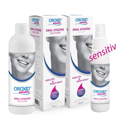 Slika Oroxid sensitiv oralna raztopina za vsakodnevno ustno higieno plastenka 250 ml