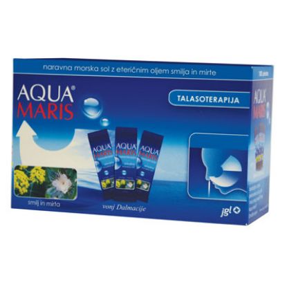 Slika Aqua maris talasoterapija  vrečke soli  2,97 g 30x za pripravo raztopine za izpiranje nosu