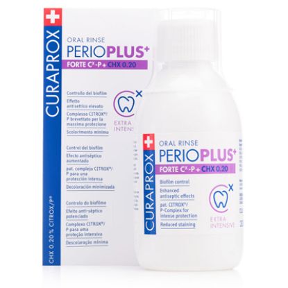 Slika Curaprox perio plus forte ustna voda chx 0,20 200 ml