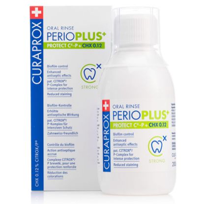 Slika Curaprox perio plus protect ustna voda chx 0,12 200 ml