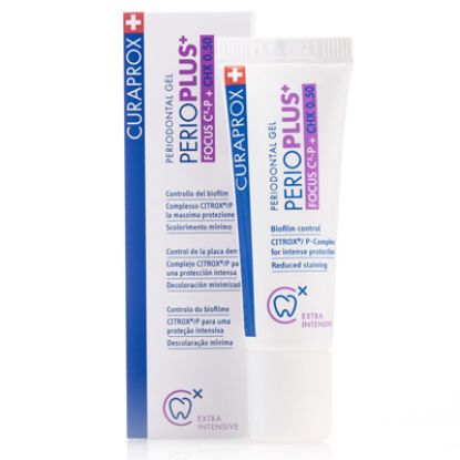 Slika Curaprox perio plus focus zobni gel chx 0,50 10 ml