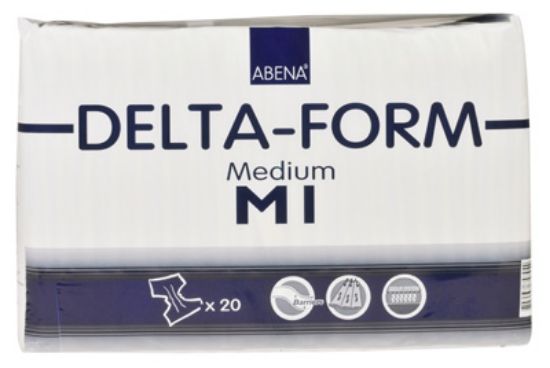 Slika Abri delta form hlačna plenica za težko in zelo težko inkontinenco dnevne medium m1 20x