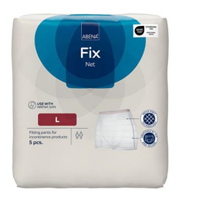 Slika Abena fix net mrežaste hlačke za pričvrstitev podlog za inkontinenco large, 80-130 cm, 5x