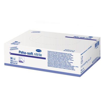 Slika Peha-soft rokavice nitrile brez pudra nesterilne extra large modre 90x