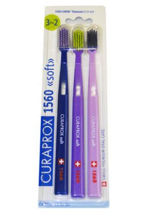 Slika Curaprox zobna ščetka cs 1560 soft 3x akcija nižja cena
