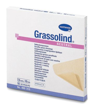 Slika Grassolind neutral vazelinska gaza 10 x 20 cm 30x