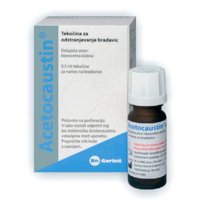 Slika Acetocaustin, tekočina za odstranjevanje bradavic 0,5 ml