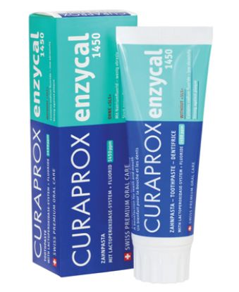 Slika Curaprox zobna pasta enzycal 1.450 ppm 75 ml