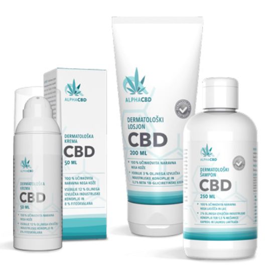 Slika Alpha cbd dermatološki losjon tuba 200 ml