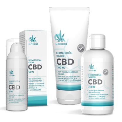 Slika Alpha cbd dermatološki šampon plastenka 250 ml