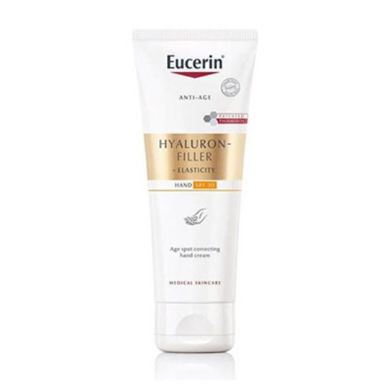Slika Eucerin hyaluron-filler+elasticity krema za roke proti starostnim pegam zf30 75 ml