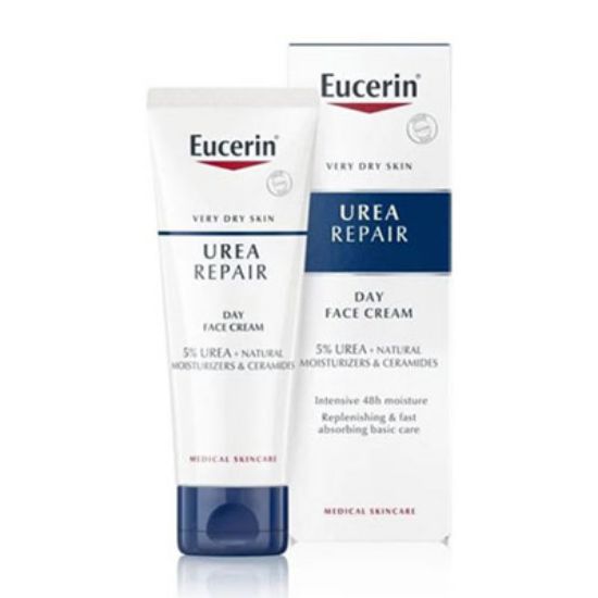 Slika Eucerin urea repair 5% bogata krema za obraz zelo suha koža tuba 50 ml