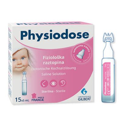Slika Physiodose fiziološka raztopina sterilna 5 ml 15x