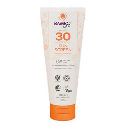 Slika Bambo nature sunscreen losjon za sončenje zf30 tuba 200 ml