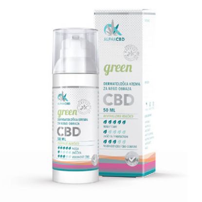 Slika Alpha cbd green dermatološka krema 50 ml
