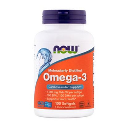 Slika Now omega-3  1000 mg kapsule 100x