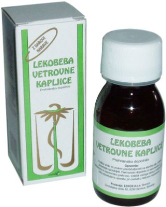 Slika Lekobeba vetrovne kapljice 70 g