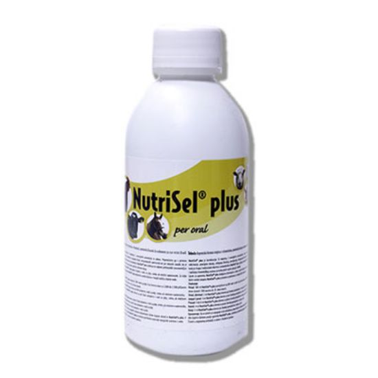 Slika Nutrisel plus vitaminsko-aminokislinski dodatek s selenom za vse vrste živali peroralna rzt 250 ml