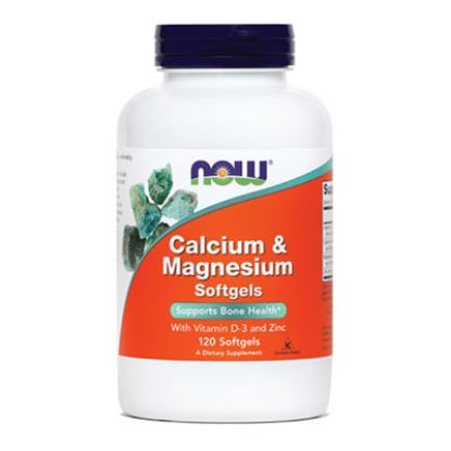 Slika Now calium & magnesium softgel kapsule 120x